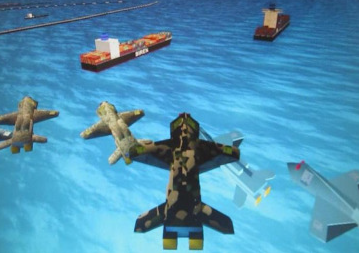 Maritime Simulation: Simulating UAV Collaborative and Competitive Operation over a Port