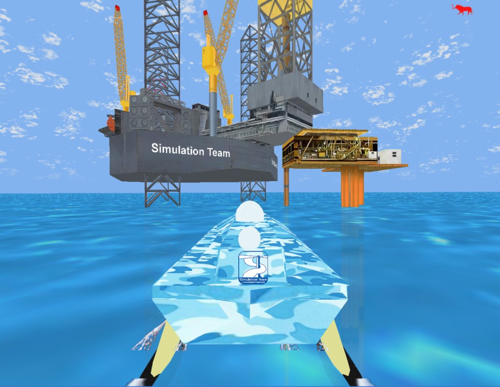 Maritime Simulation: USV Simulation within Virtual Marine Interoperable Simulation