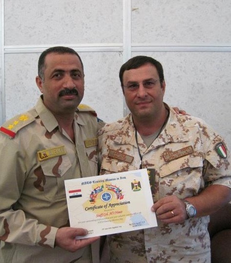 Gianni Cantice during his Command in Iraq