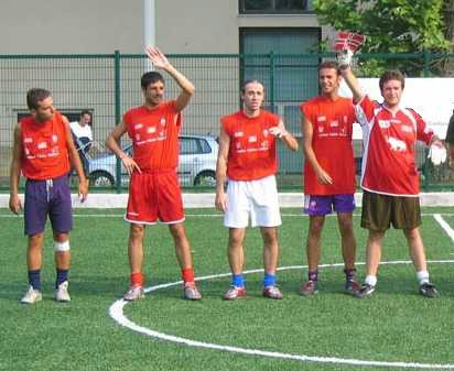 Liophant Football Team winning the Savona Campus 1st Cup