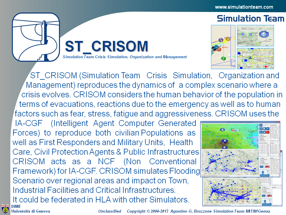 Simulation Team CRISOM - Simulation Team Crisis Simulation, Organization and Management