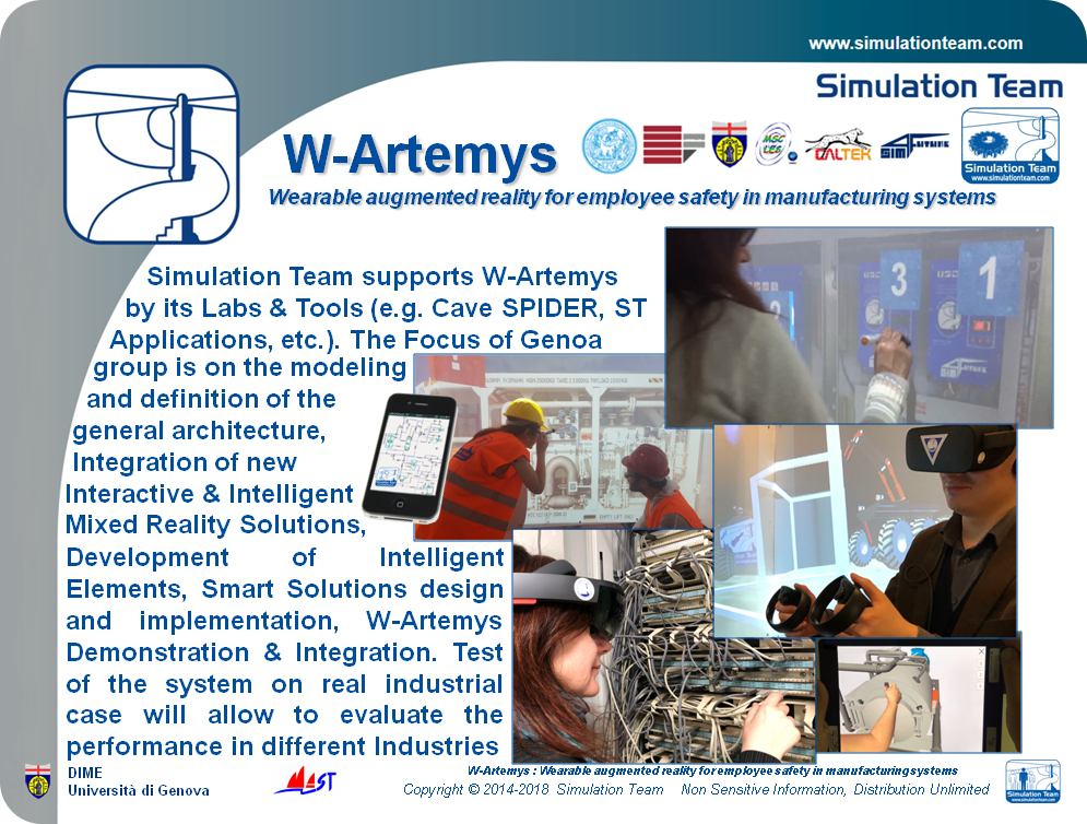 W-Artemys - Wearable augmented reality for employee safety in manufacturing systems