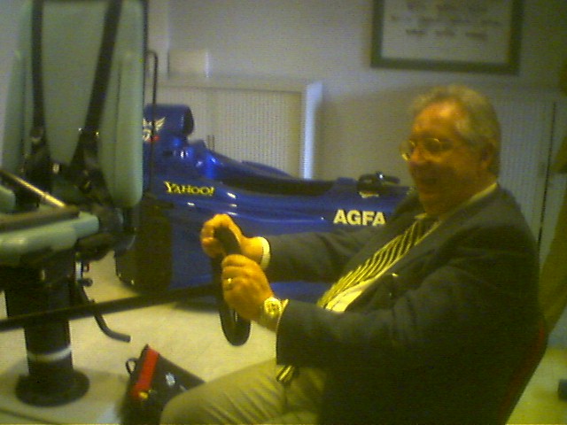 Dr.Capasso in F1 Driving Simulation