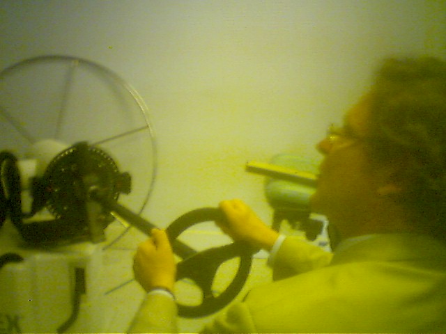 Dr.Budka testing the stress on Formula 1 Driving