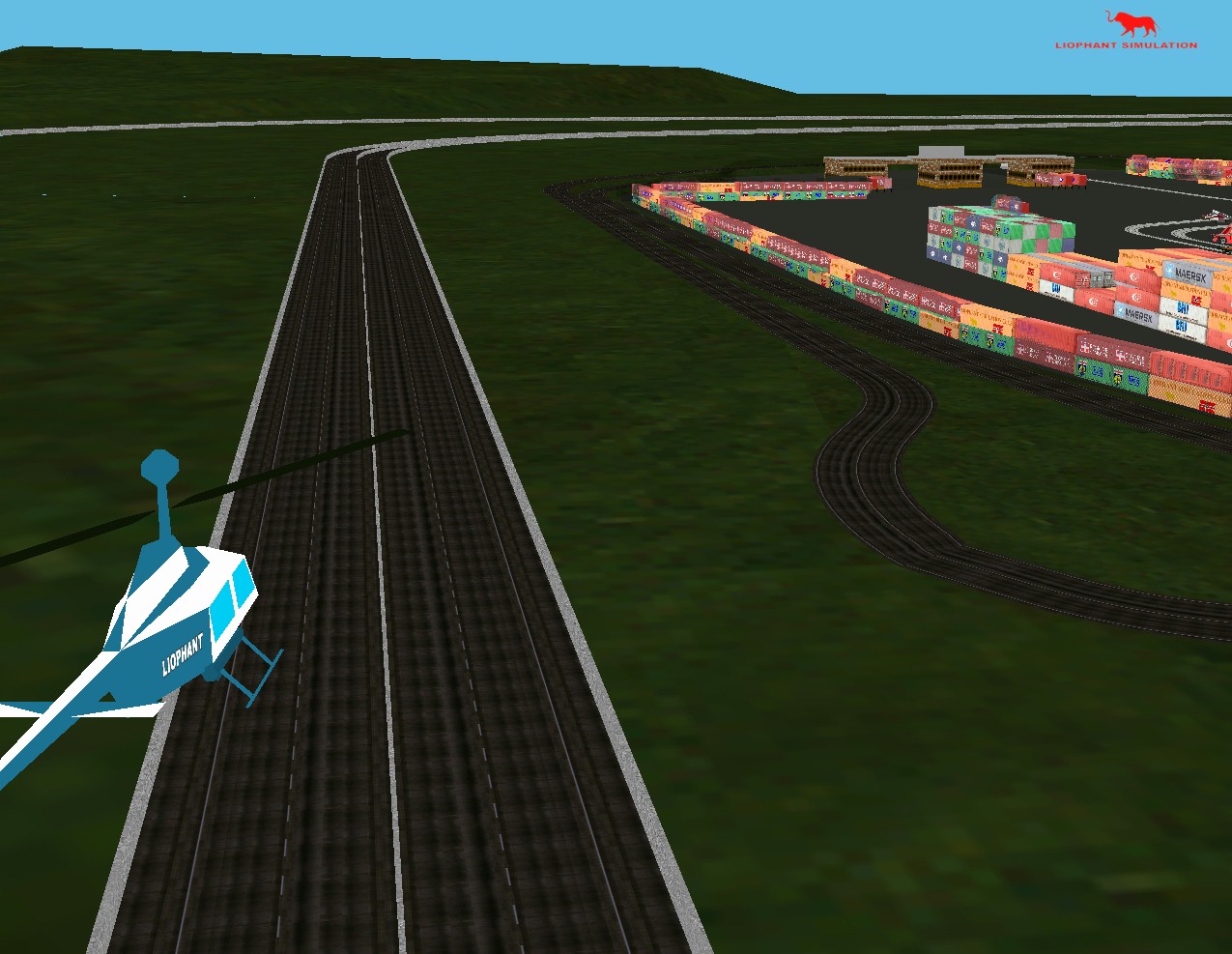 Simulatore Cocodris per Progetto INNOVARE: Percorso Autostradale Virtuale per Guida Camion esterno al Terminal Intermodale